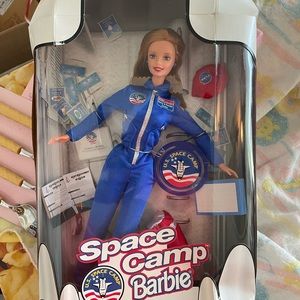 NIB Collected 1998 U.S. Space Camp Barbie Doll W/ NASA Hat